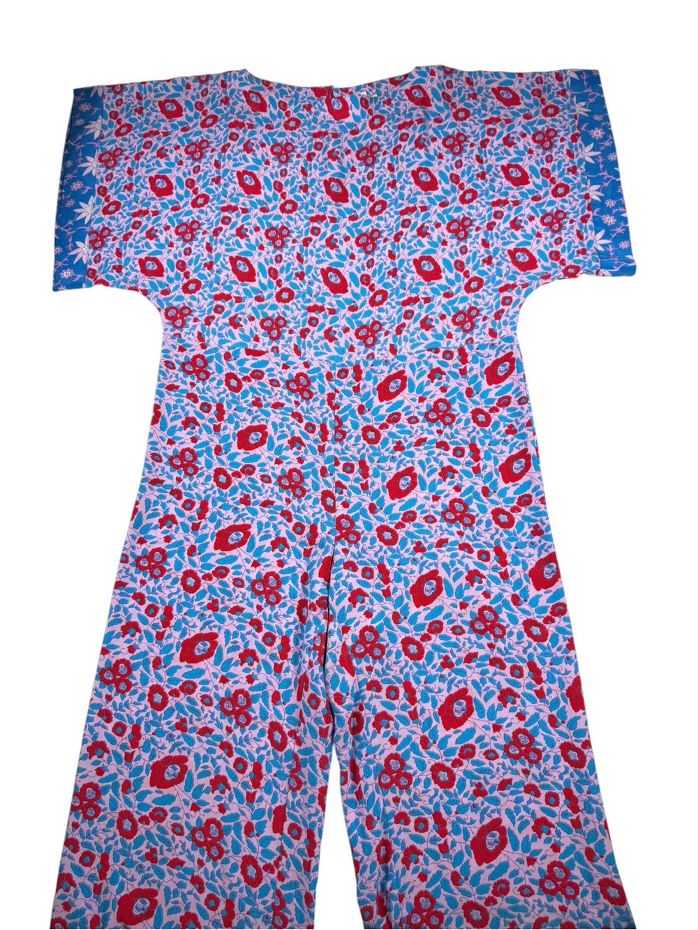Warm Brand Silk Floral Jumpsuit.
